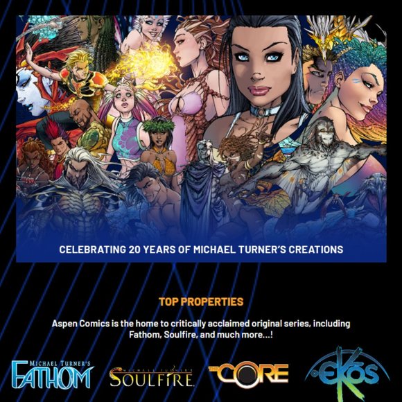 2013 FATHOM THE ELITE SAGA 3 Aspen MLT Comic Book Micheal Turner Water Sea Blue - Picture 7 of 8